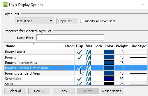 Displaying the Square Footage of a Room By default, the internal dimensions of a room are included in the room label. However, two other options for displaying room size in room labels are available.