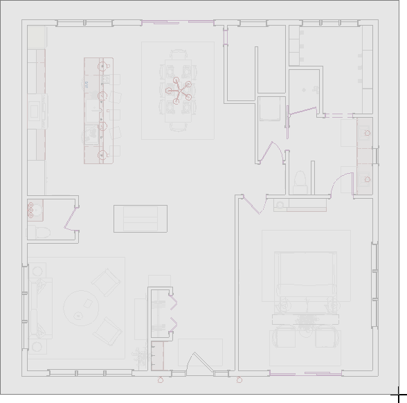 Drawing an edit area polyline around floor 1