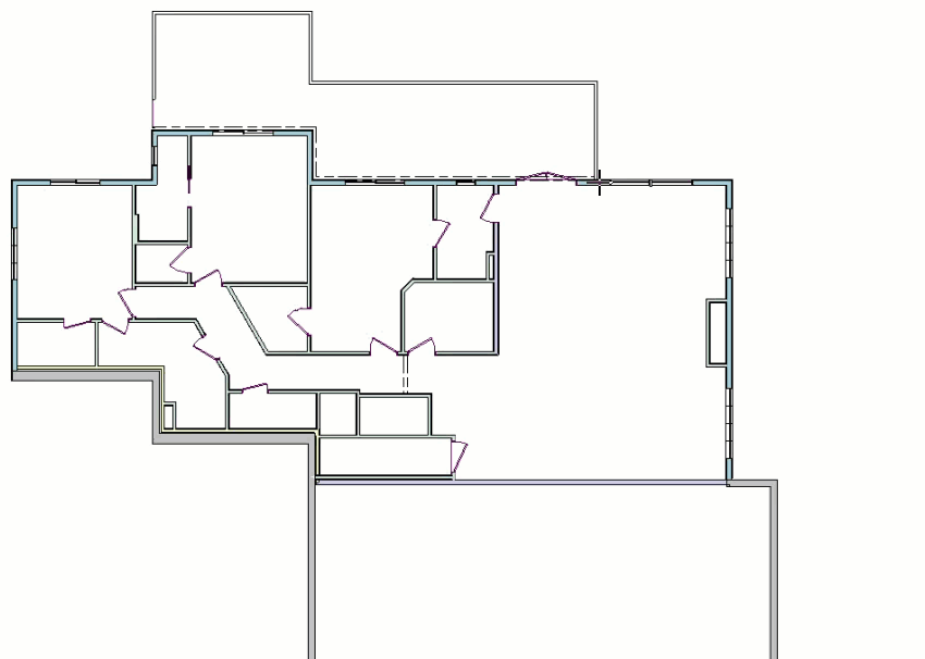 Use the Wall tool to trace over your imported image.