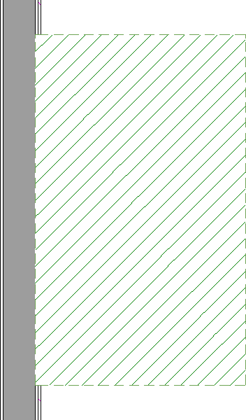 Roof plane intersecting exterior wall layers