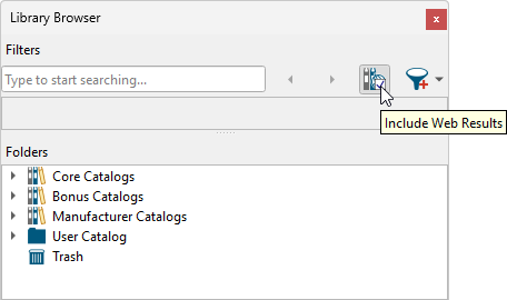 Include Web Results is enabled