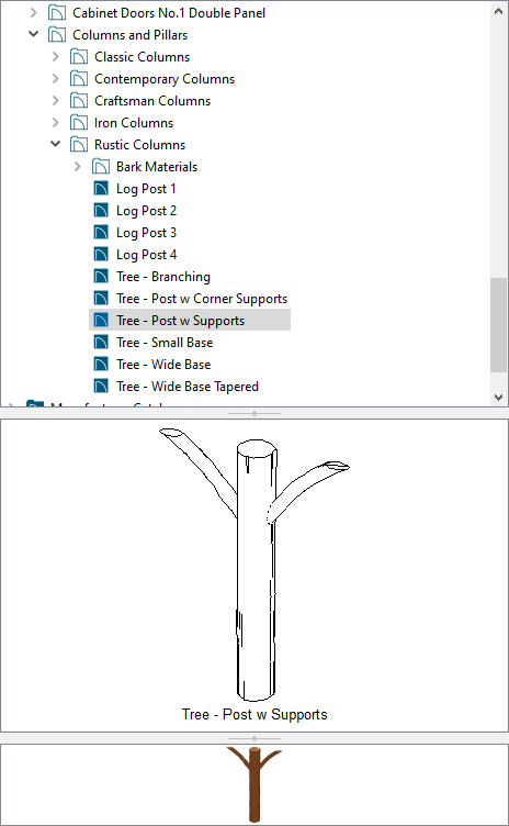 select the pillar you want to use to support your breezeways roof