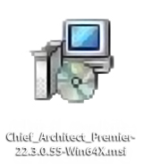 Microsoft installer file for Chief Architect Premier X12