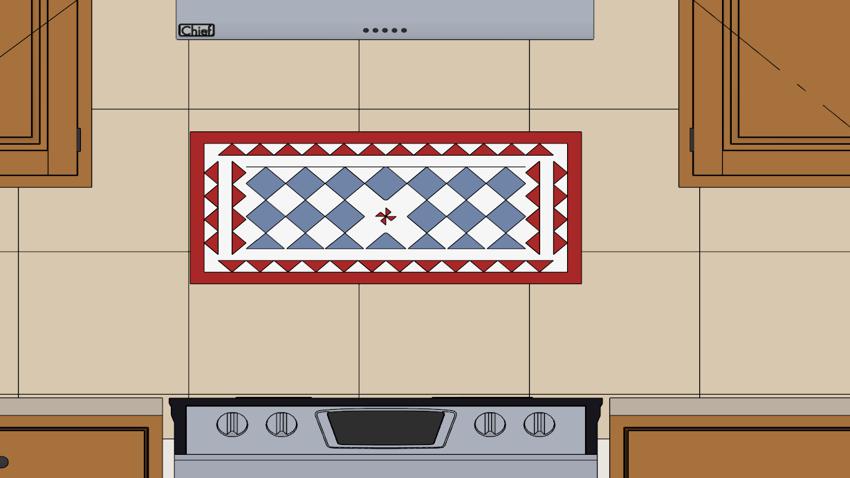 Piece your tiles today until you have your desired configuration.