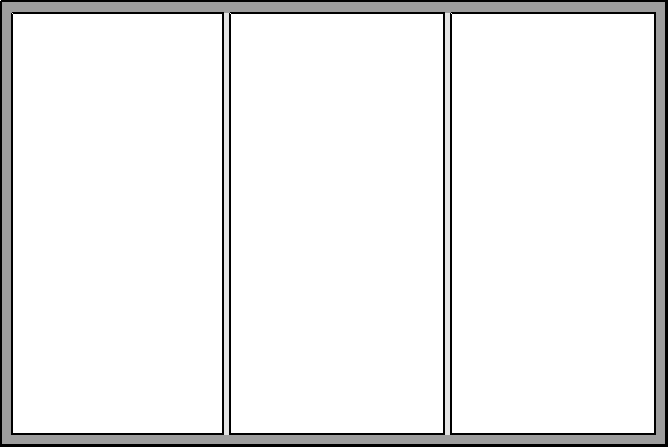 Dividing the room into three smaller rooms