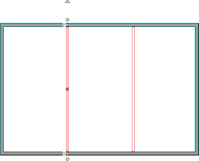 Room divider drawn on Floor 2
