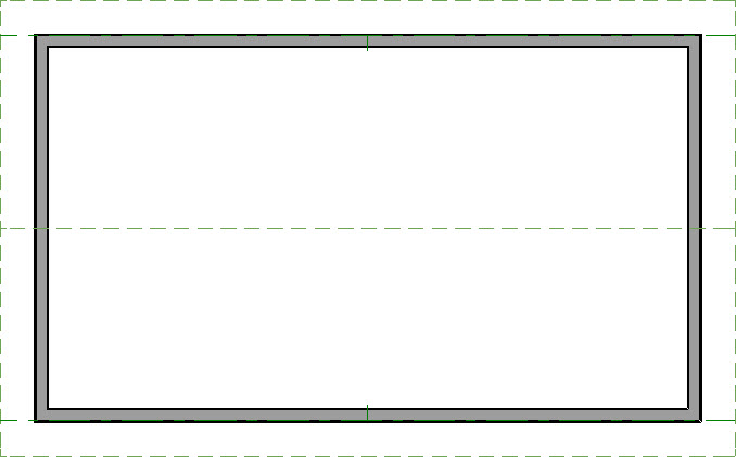 Gable roof on a basic rectangular structure