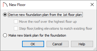 New Floor dialog