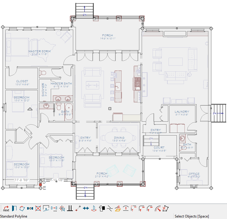 Polyline that has been customized manually