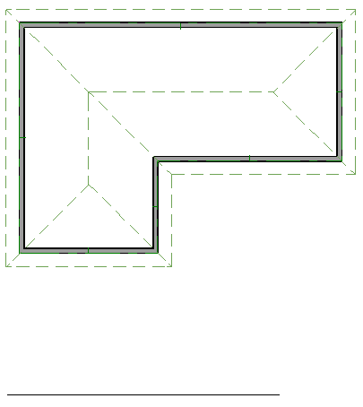 Structure mirrored about a CAD line