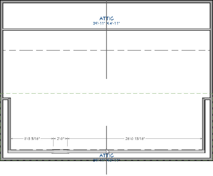 Centering a window in the dormer wall