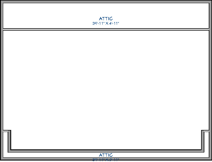 Attic Rooms on Floor Plan