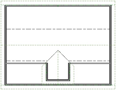 Use Join Roof Planes to join remaining dormer roof plane to Roof Hole polyline Floorplan view showing completed dormer with gable roof
