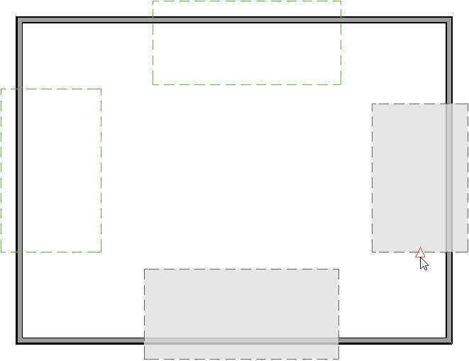 Joining the selected side with the adjoining roof plane side