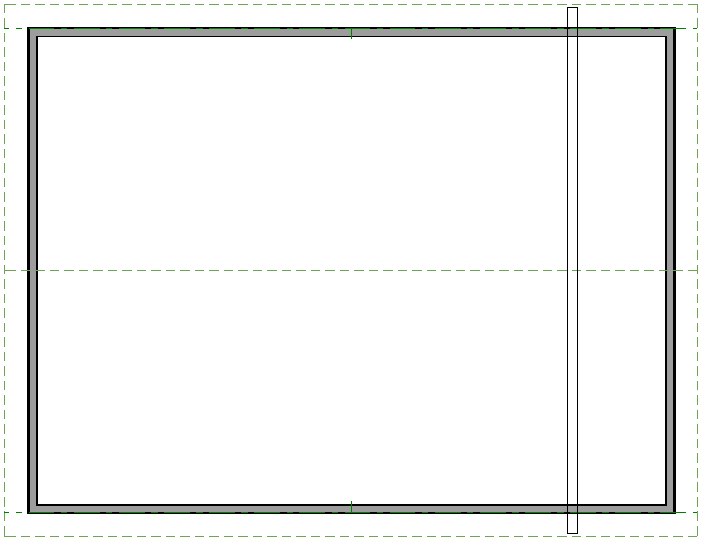 First truss is drawn A single truss drawn across two roof planes