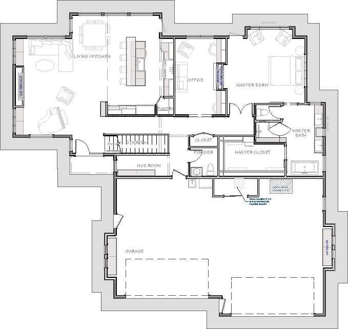 Exterior room is selected and highlighted