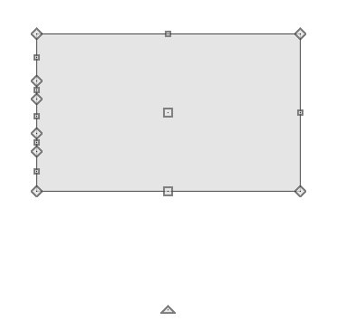 With a polyine drawn, use the Add Break tool to add breaks to the edge.