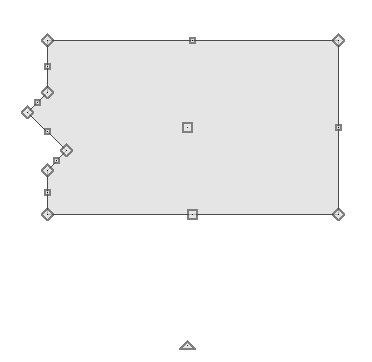 Edit the shape of the polyline to create a breakline shape.