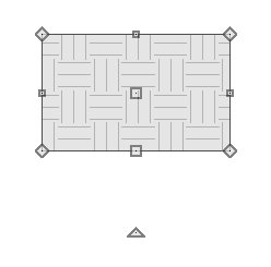 Selec the Weave polyline for editing.
