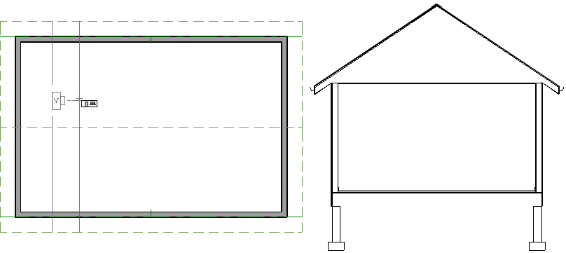 Drawing the backclipped cross section and the resulting view