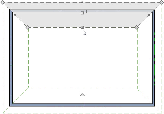 Selecting the ridge edge of a roof plane