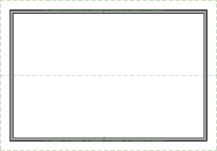 Gable roof created manually using the Roof Plane tool