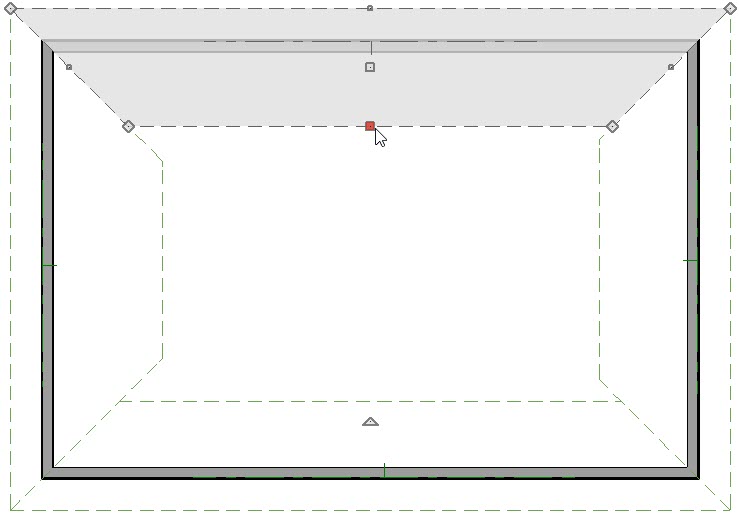 Selecting the ridge edge of a roof plane