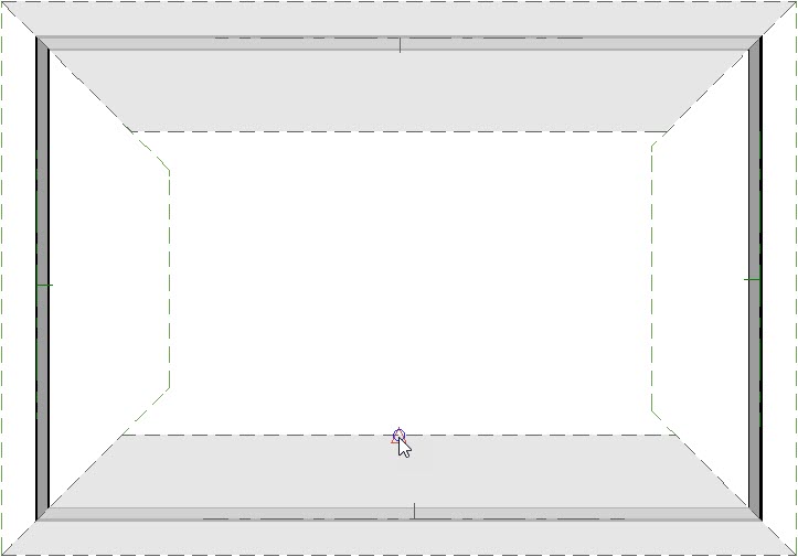 Click on a roof ridge of a parallel roof plane to join the ridges together