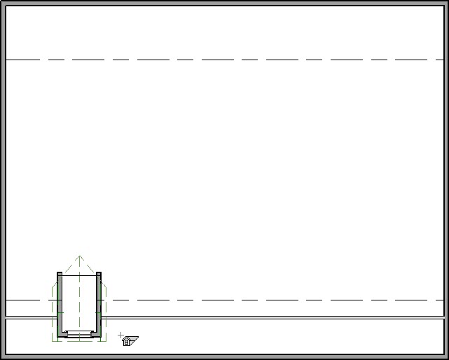 Click between your exterior wall and interior wall to create a dormer.