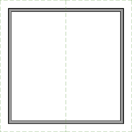 Floor plan displaying a gable roof