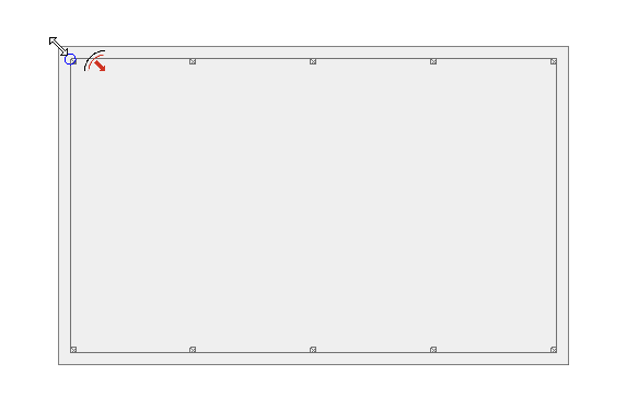 Concentrically resizing the polyline