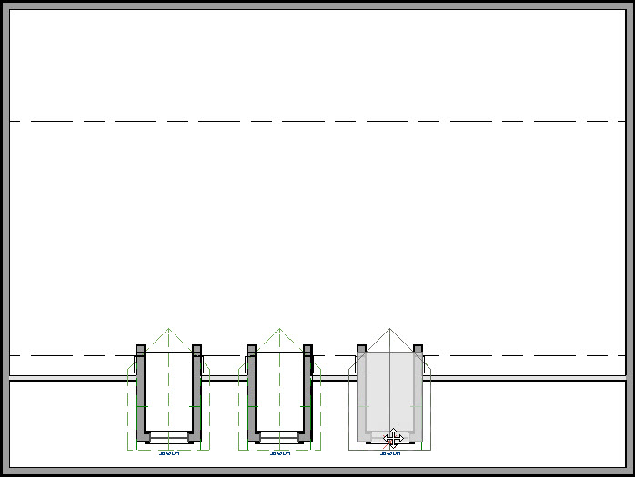 Using the Transform Replicate Tool on a Dormer Replicating the dormer across a space