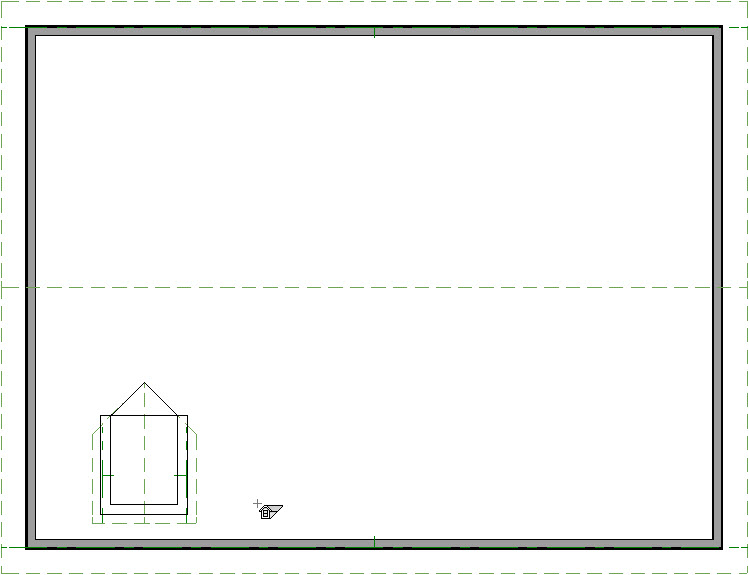 Placing an automatic floating dormer