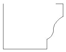 Profile created using CAD tools