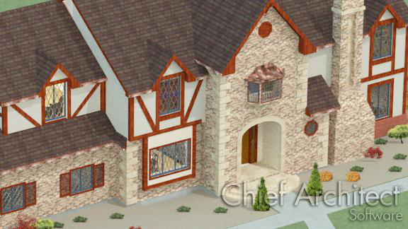 house with corner boards and quoins