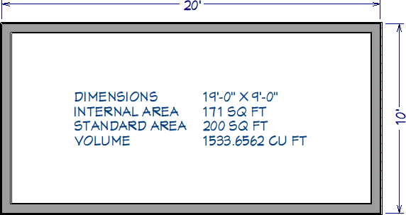 Room Dimension Macros in Floor Plan