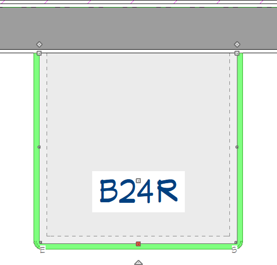 Individual molding polyline selected