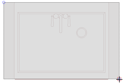 Drawing a custom countertop