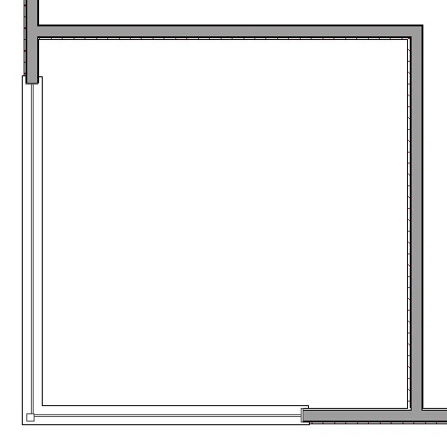 Move windows to corner Two windows in two walls coming together at corner of building