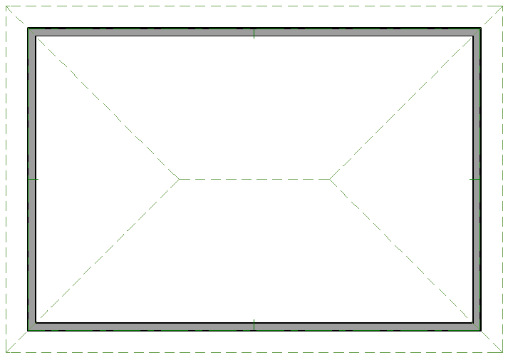 Roof planes created for structure