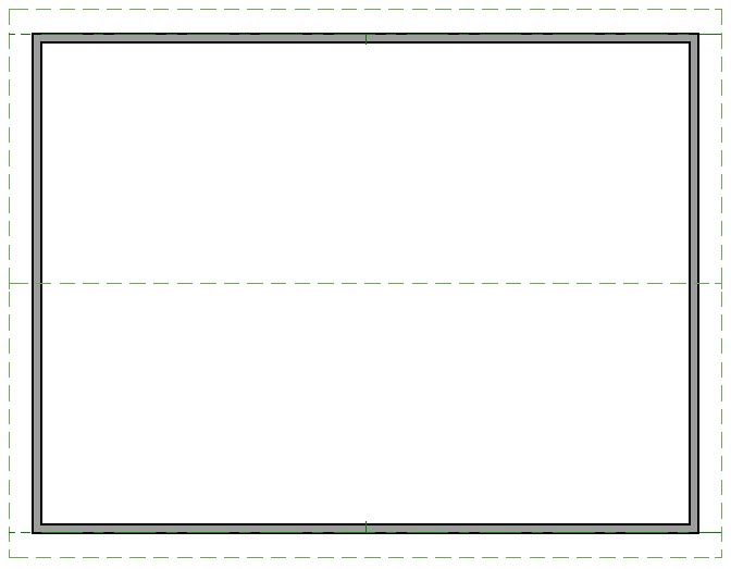 Left and right walls are marked as Full Gable Walls and an automatic gable roof has been generated