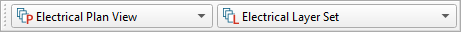 Saved Plan View Control drop-downand the Active Layer Set Control drop-down