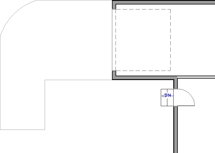 Changing the Angled Edge into an Arc