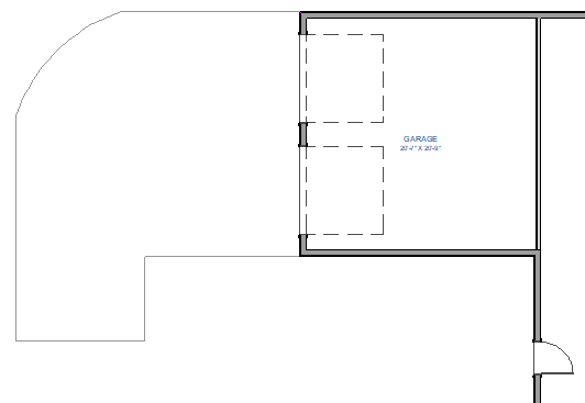 Changing the Angled Edge into an Arc