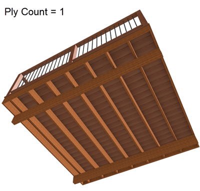 Deck beam ply count set to 1.