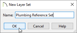 Name your new layer set Plumbing Reference Set.