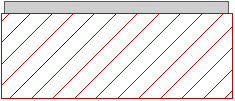 Engineer modular (depth) Rectangle for brick 7 5/8 by 2 13/16 with 3/8 inch mortar on one side