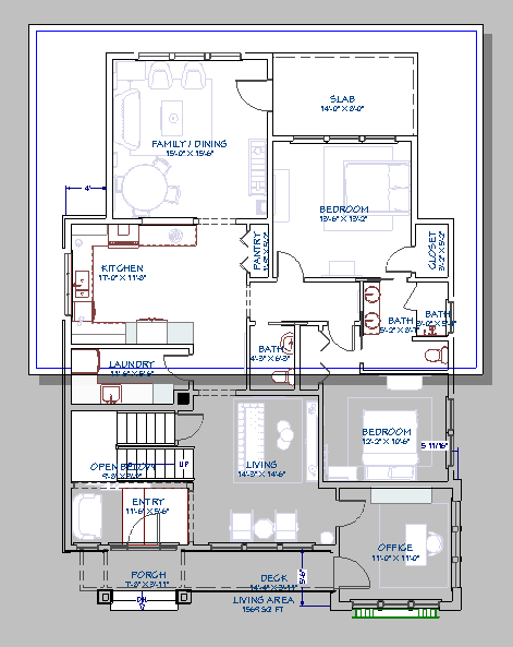 Print Preview is enabled in the floor plan view