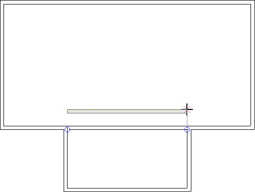 Drawing an additional deck railing