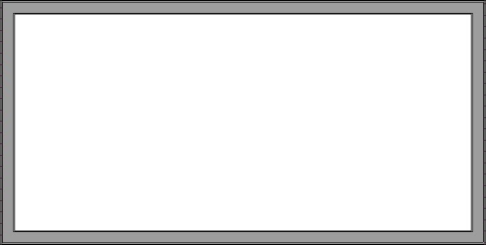 Floor plan view of a base rectangular structure